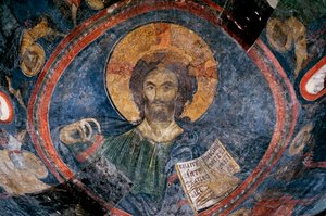 Christ Pantocrator - Anonymous - 1200-luku - Fresko - Boyana Church, Sofia, Bulgarie ©FineArtImages/Leemage tekijältä Unknown artist
