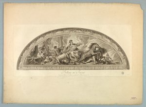Lebrunin ja Mignardin koristeet Versaillesin palatsissa tekijältä Unknown artist