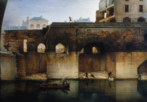 Vanhan Hôtel-Dieun purkaminen; "cagnards", 1878 (öljy kankaalle). tekijältä Unknown artist