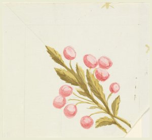 Kudotun tai brodeeratun reunuksen kulma-aihe tekijältä Unknown artist