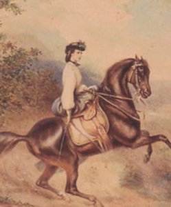 Elisabeth, Itävallan keisarinna ja Unkarin kuningatar-konsortti (24. joulukuuta 1837 - 10. syyskuuta 1898) (kuvitus) tekijältä Unknown artist