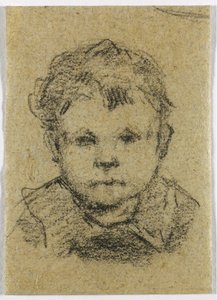 Emil Gauguin lapsena kauluspaidassa tekijältä Unknown artist