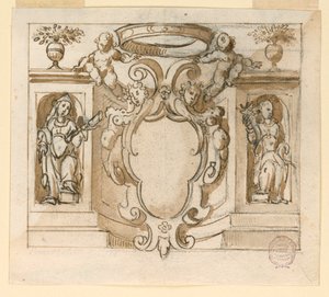 Escutcheon vaakunaa varten tekijältä Unknown artist