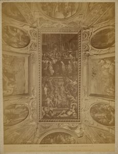 Firenze - Palazzo Vecchio. Klemens VII:n sali, keisari Kaarle V:n kruunajaiset. tekijältä Unknown artist
