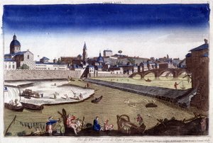 Firenze ja Arno-joki 1700-luvulla. tekijältä Unknown artist