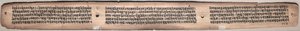 Folio 20 (käänteinen), Gandavyuha-sutrasta (Korkeimman joukon kirjoitus) tekijältä Unknown artist