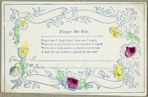 Forget Me Not (ystävänpäivä) tekijältä Unknown artist