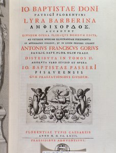 Lyra Barberinan etulevy (kaiverrus tekijältä Unknown artist