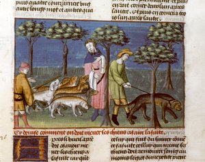 Gaston Phoebus, Metsästyssopimus tekijältä Unknown artist