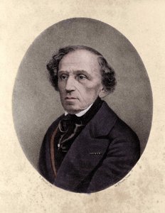 Giacomo Meyerbeer (1791-1864), saksalainen säveltäjä. tekijältä Unknown artist