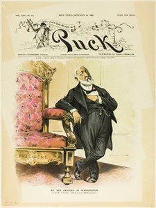 Hän on saapunut Washingtoniin, alkaen Puck tekijältä Unknown artist
