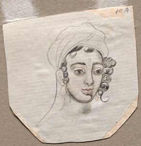 Nuoren miehen pää tekijältä Unknown artist