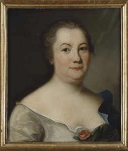 Hedvig Charlotta Nordenflycht, mokkanahkainen runoilija - Muotokuva runoilijasta Hedvig Charlotta Nordenflycht (1718-1763), Anonymous. Öljy kankaalle. Mitat: 47x40 cm. Tukholman kansallismuseo tekijältä Unknown artist