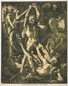 Hercules ja Cacus tekijältä Unknown artist
