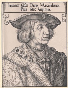 Pyhän Rooman keisari Maximilian I (tulosta) tekijältä Unknown artist