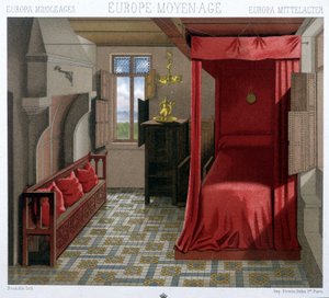 1400- ja 1500-luvun talon sisustus. A. Racinet
