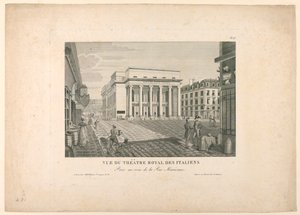 Italian teatteri, Pariisi tekijältä Unknown artist