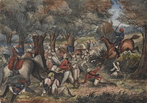 Jat Horse Yeomanry Bolwalissa Nepalin rajalla tekijältä Unknown artist