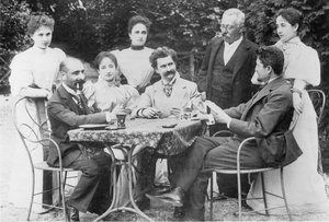Johann Strauss Ischlin toveripiirissä tekijältä Unknown artist