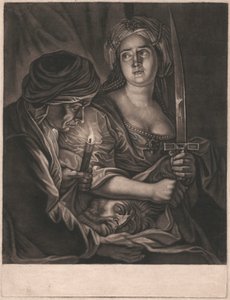 Judith Holofernesin pään kanssa tekijältä Unknown artist