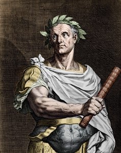 Julius Caesar (101-44 eKr.), roomalainen valtiomies. tekijältä Unknown artist