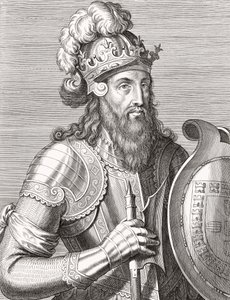Portugalin kuningas Afonso III. Muotokuva. tekijältä Unknown artist