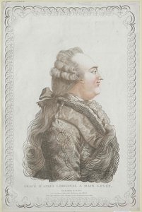Ranskan kuningas Ludvig XVI (painettu) tekijältä Unknown artist