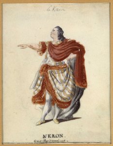 Lekain (Henri Louis Cain (Henri-Louis Le Kain) (1729-1778) Nerona Racinen ”Britannicuksessa”” tekijältä Unknown artist