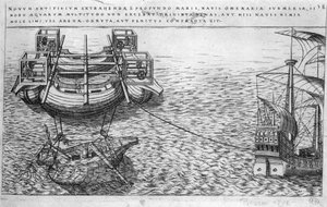 Kone laivojen pelastamiseen 1500-luvulla - toim. 1578 tekijältä Unknown artist