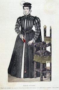 Marie Stuart - kaiverrus tekijältä Unknown artist