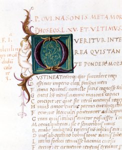 Ovideksen metamorfoosit. 1500-luvun käsikirjoitus. Comunale biblioteca de Rimini tekijältä Unknown artist