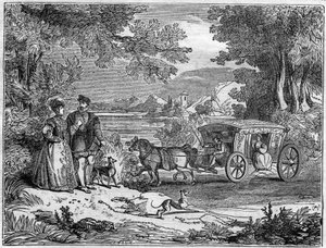 Milanolaiset puvut ja vaunut 1600-luvulla. tekijältä Unknown artist
