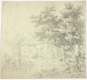 Mylly (recto); Puu (käänteinen) tekijältä Unknown artist