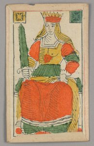 Minchiate (Tarot) -pelikortti tekijältä Unknown artist