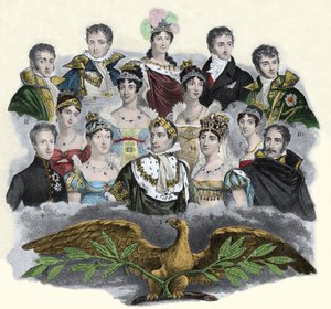 Napoleon Bonaparte perheineen tekijältä Unknown artist