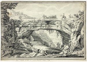 Veian luonnollinen silta Veronese Hillsissä, Lugon lähellä tekijältä Unknown artist
