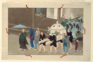 Yksi kuudestatoista kohtauksesta miehen kuolemasta ja hautaamisesta tekijältä Unknown artist