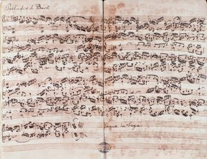 Johann Sebastian Bachin Preludi C-muodossa tekijältä Unknown artist