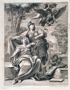 Pietro Locatellin (1695-1764) kappaleen "" Opus 1 "" (12 suurta konserttia) taustakappaleen sivu - Nuotit Locatellin "" 12 grossoskonsertolle " 1721 Bologna, kansalaismusiikkimuseo tekijältä Unknown artist