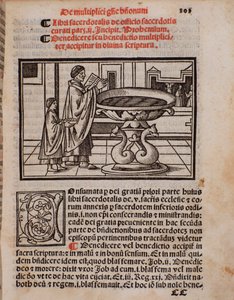 Sivu Castellinin liturgiakirjasta "Liber Sacerdotalis". tekijältä Unknown artist