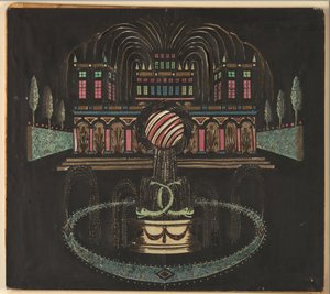 Palatsi ja suihkulähde tekijältä Unknown artist