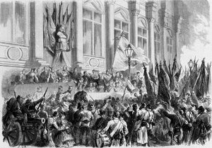 Paris, La Commune: 26. maaliskuuta 1871 pidetyn Place de l