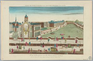 Peep-show, View and Perspective of the Samaritaine of Paris, nro 62 tekijältä Unknown artist