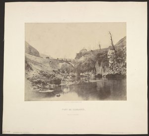 Sarrance-silta. Pyreneiden alajuoksu. tekijältä Unknown artist