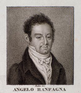 Angelo Ranfagnan muotokuva (kaiverrus) tekijältä Unknown artist