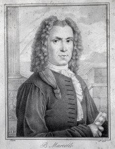 Benedetto Marcellon muotokuva (kaiverrus) tekijältä Unknown artist