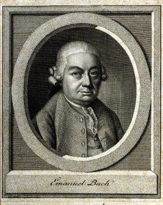 Carl Philipp Emanuel Bachin muotokuva, jota kutsutaan Berliinin ja Hampurin Bachiksi John Sebastian Bachin (Johann Sebastian Bach) viidenneksi lapseksi tekijältä Unknown artist