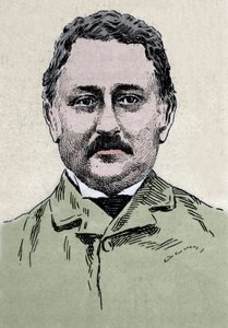 Muotokuva Cecil John Rhodesista (1853-1902), brittiläisestä liikemiehestä ja siirtomaahallinnosta. tekijältä Unknown artist