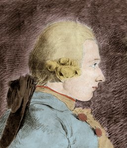 Donatian Alphonse Francois de Saden (1740-1814) muotokuva (Marquis de Sade) - Van Loon mukaan tekijältä Unknown artist