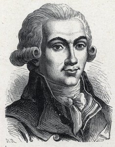 Ranskan vallankumouksellisen Elie Guadetin (1758-1794) muotokuva. tekijältä Unknown artist